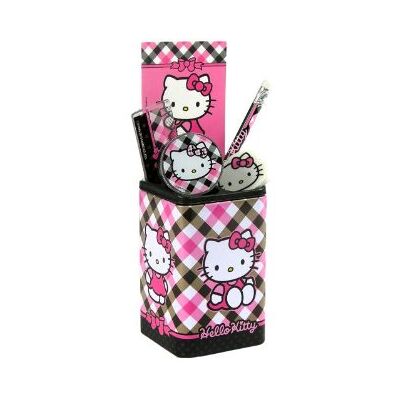 Hello Kitty Mignon/Kawaii bureaumand, 6-delig, roze Hello Kitty Mignon/Kawaii bureaumand, 6-delig, roze