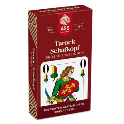 ASS schafkop, grote hoektekens, Bayrische afbeelding ASS schafkop, grote hoektekens, Bayrische afbeelding