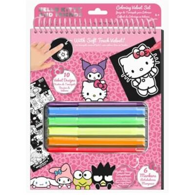 Kids Licensing Hello Kitty & Friends notitieboek met markers voor meisjes, kleurboek voor kinderen, schoolschrijfwaren, schoolbenodigdheden Kids Licensing Hello Kitty & Friends notitieboek met markers voor meisjes, kleurboek voor kinderen, schoolschrijfwaren, schoolbenodigdheden