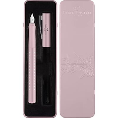 Faber-Castell 201515 Sparkle pen, penpunt M, roze, in geschenkdoos Faber-Castell 201515 Sparkle pen, penpunt M, roze, in geschenkdoos