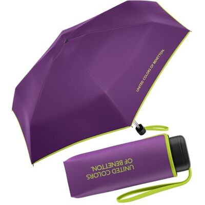 United Benetton Ultra Mini Flat Solid Zakparaplu 88 cm United Benetton Ultra Mini Flat Solid Zakparaplu 88 cm