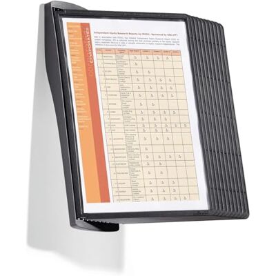 Durable 585401 Sherpa Style Wall 10 Consutlation Houder 10 Zakken Zwart Durable 585401 Sherpa Style Wall 10 Consutlation Houder 10 Zakken Zwart