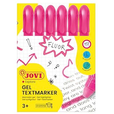 Jovi 12 roze gelmarkers (1816) Jovi 12 roze gelmarkers (1816)
