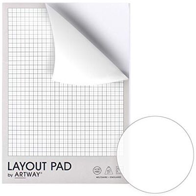 Artway Blok met 35 vellen zuurvrij papier 60 g/m² A4 Artway Blok met 35 vellen zuurvrij papier 60 g/m² A4