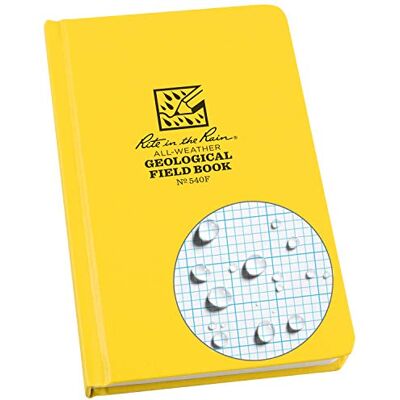 Rite in the Rain -notebook zijbinding geologisch hard wit/geel formaat 11,6 x 19 cm) Rite in the Rain -notebook zijbinding geologisch hard wit/geel formaat 11,6 x 19 cm)