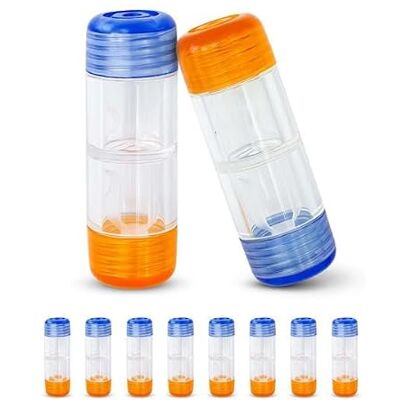 Vision 10 stuks RGP gasdoorlatende contactlenzenetui, meerkleurig, Meerkleurig, Chique Vision 10 stuks RGP gasdoorlatende contactlenzenetui, meerkleurig, Meerkleurig, Chique