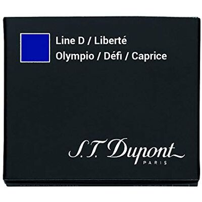 S.T. Dupont 6 patronen koningsblauw Dupont challenge vulpen S.T. Dupont 6 patronen koningsblauw Dupont challenge vulpen