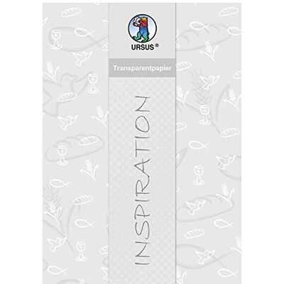 Ursus 50184627 transparant papier, A4, 115 g/m², wit, 5 stuks Ursus 50184627 transparant papier, A4, 115 g/m², wit, 5 stuks