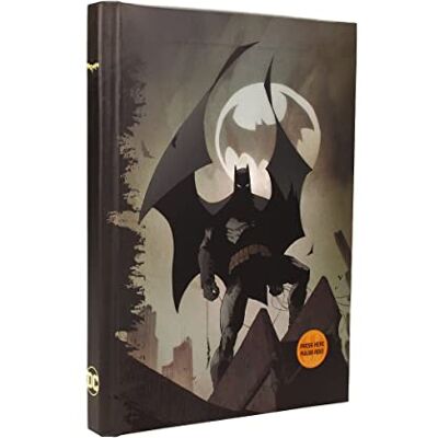 SD TOYS BATMAN Lichtgevend notitieboek met hardcover, 120 pagina's, geruit, met bladwijzer. SD TOYS BATMAN Lichtgevend notitieboek met hardcover, 120 pagina's, geruit, met bladwijzer.