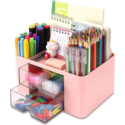 KAHEIGN Tidy Bureau-organizer, roze, kantooraccessoires KAHEIGN Tidy Bureau-organizer, roze, kantooraccessoires