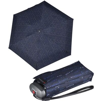 Knirps Reiszakparaplu, Domino Blauw, Modern Knirps Reiszakparaplu, Domino Blauw, Modern