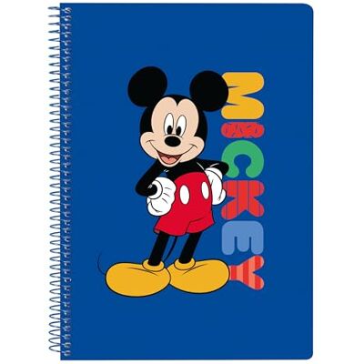 safta Mickey Mouse Today Notitieboek, 80 vellen, A5, hardcover, ideaal voor kinderen van verschillende leeftijden, comfortabel en veelzijdig, kwaliteit en sterkte, 15,5 x 22 cm safta Mickey Mouse Today Notitieboek, 80 vellen, A5, hardcover, ideaal voor kinderen van verschillende leeftijden, comfortabel en veelzijdig, kwaliteit en sterkte, 15,5 x 22 cm