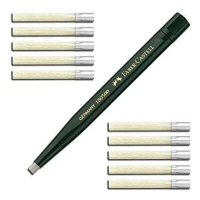 Faber-Castell 180300 Schuurstift met glasvezelvulling, schachtkleur: groen Faber-Castell 180300 Schuurstift met glasvezelvulling, schachtkleur: groen