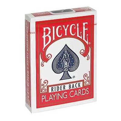 Bicycle Kaarten Pokerkaarten Rider Back rood Bicycle Kaarten Pokerkaarten Rider Back rood