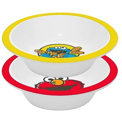 GEDALABELS infinite by GEDA LABELS (INFKH) Sesame Street Vintage mueslikommen voor kinderen, 2 stuks GEDALABELS infinite by GEDA LABELS (INFKH) Sesame Street Vintage mueslikommen voor kinderen, 2 stuks