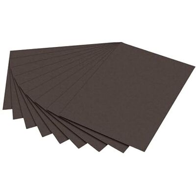 Folia 6470 karton, DIN A4, 130 g/m², 100 vel, voor het knutselen en vormgeven van kaarten, raamafbeeldingen en scrapbooking, donkerbruin Folia 6470 karton, DIN A4, 130 g/m², 100 vel, voor het knutselen en vormgeven van kaarten, raamafbeeldingen en scrapbooking, donkerbruin