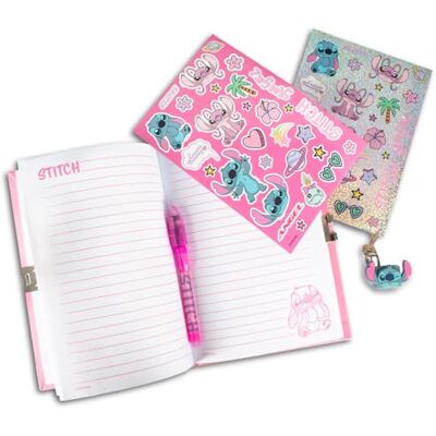 Kids Licensing Stitch geheim dagboek met onzichtbare magische pen en licht, notitieboek met slot voor meisjes Kids Licensing Stitch geheim dagboek met onzichtbare magische pen en licht, notitieboek met slot voor meisjes