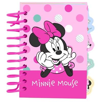 safta Minnie Mouse Minty Notitieboek, A7, ideaal voor schoolkinderen, comfortabel en veelzijdig, kwaliteit en duurzaamheid, 7,4 x 10,5 cm safta Minnie Mouse Minty Notitieboek, A7, ideaal voor schoolkinderen, comfortabel en veelzijdig, kwaliteit en duurzaamheid, 7,4 x 10,5 cm