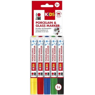 Marabu 125000000084 porselein en glas Kids, Fun 3-delige universele punt, sorteren 5-delige Maxi Fun Set Marabu 125000000084 porselein en glas Kids, Fun 3-delige universele punt, sorteren 5-delige Maxi Fun Set