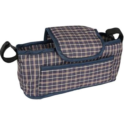 Monster Cable Kinderwagen-organizer (tartan blauw) Monster Cable Kinderwagen-organizer (tartan blauw)