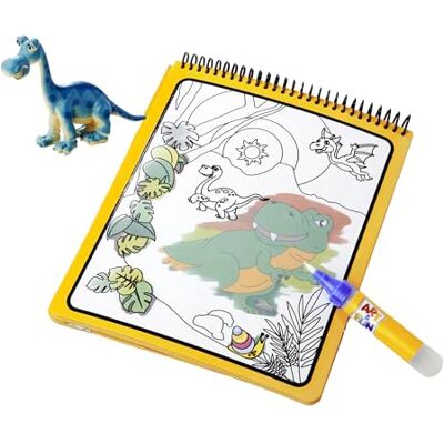 Simba 106334633 Art und Fun Water Pen kleurboek dinosaurus 8 cm waterborstel 4 magische pagina's 17 x 19 cm vanaf 3 jaar Simba 106334633 Art und Fun Water Pen kleurboek dinosaurus 8 cm waterborstel 4 magische pagina's 17 x 19 cm vanaf 3 jaar