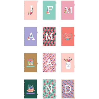 Creativ Kranten, planners en accessoires, karton, goud, koraal, rood, eenheidsmaat Creativ Kranten, planners en accessoires, karton, goud, koraal, rood, eenheidsmaat