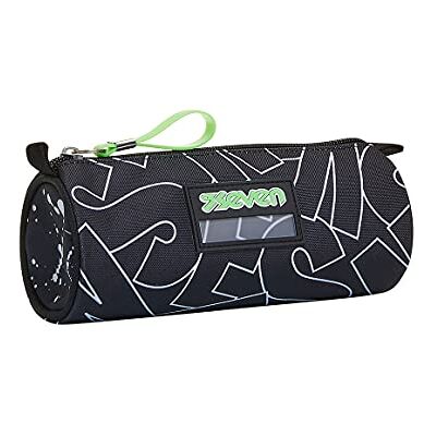 Seven Pennenhouder, Cool, zwart, middelbare en bovenste basisschool, zwart, Taglia Unica, modern, zwart., Taglia Unica, Modern Seven Pennenhouder, Cool, zwart, middelbare en bovenste basisschool, zwart, Taglia Unica, modern, zwart., Taglia Unica, Modern