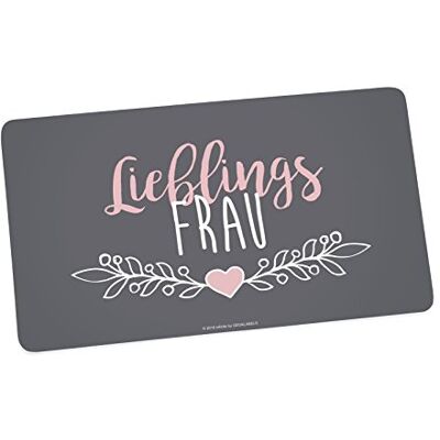 GEDALABELS infinite by GEDA LABELS (INFKH) Lieblingsfrau ontbijtplank 23, 5x14, 5 cm melamine, grijs/roze 5 x 14 x 0,5 cm GEDALABELS infinite by GEDA LABELS (INFKH) Lieblingsfrau ontbijtplank 23, 5x14, 5 cm melamine, grijs/roze 5 x 14 x 0,5 cm