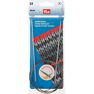 Prym MS 212116 rondbreinaalden messing zilver 2,5 mm 100 cm 2,5 mm Prym MS 212116 rondbreinaalden messing zilver 2,5 mm 100 cm 2,5 mm