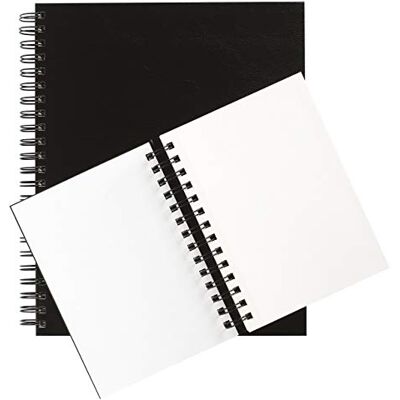 Clairefontaine 96662C schetsboek, 2-voudig, spiraalbinding, 12 x 18 cm, 100 vellen, 90 g, wit Clairefontaine 96662C schetsboek, 2-voudig, spiraalbinding, 12 x 18 cm, 100 vellen, 90 g, wit