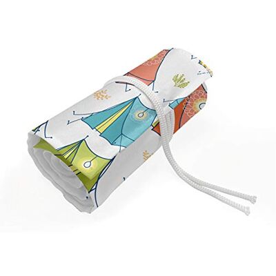 ABAKUHAUS Campingtui met envelop voor pennen, kleurrijke tenten, duurzaam en draagbaar, 72 vakken, meerkleurig, Multicolord2, 72 Vakjes ABAKUHAUS Campingtui met envelop voor pennen, kleurrijke tenten, duurzaam en draagbaar, 72 vakken, meerkleurig, Multicolord2, 72 Vakjes