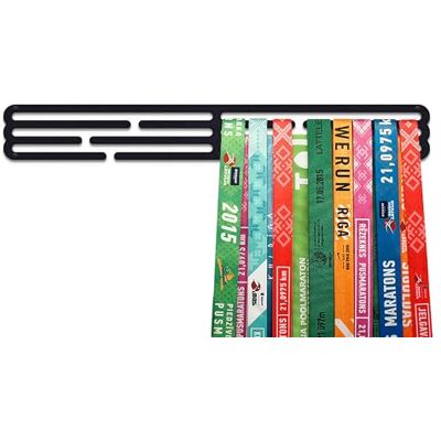 United BLANK Medaillehanger zwart staal medaillehouder Medal Holder display (48 medailles) United BLANK Medaillehanger zwart staal medaillehouder Medal Holder display (48 medailles)