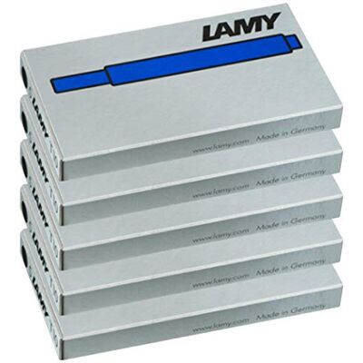 Lamy T10 inktpatronen, blauw, 5 stuks Lamy T10 inktpatronen, blauw, 5 stuks