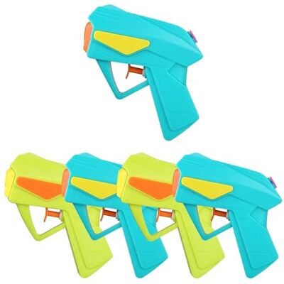 Idena Power 90513 5 stuks compacte waterpistolen van kunststof, 10 cm, willekeurige kleur Idena Power 90513 5 stuks compacte waterpistolen van kunststof, 10 cm, willekeurige kleur