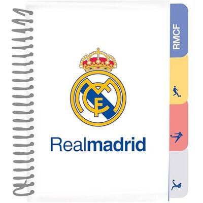 safta Real Madrid EQUIPACIÓN 26/27 Bloc-notes A5, cahiers, idéal pour les enfants d'âge scolaire, confortable et polyvalent, qualité et résistance, 14,8 x 21 cm safta Real Madrid EQUIPACIÓN 26/27 Bloc-notes A5, cahiers, idéal pour les enfants d'âge scolaire, confortable et polyvalent, qualité et résistance, 14,8 x 21 cm
