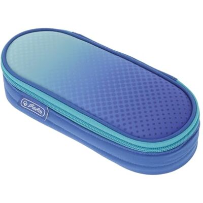 herlitz Dip Dye pennenetui, blauw/turquoise, blauw, Blauw herlitz Dip Dye pennenetui, blauw/turquoise, blauw, Blauw