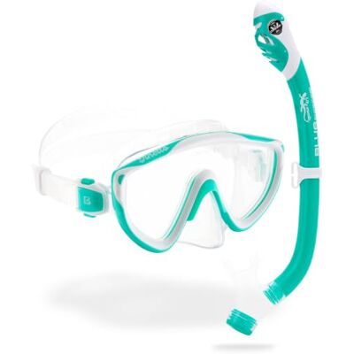 CRESSI Tinetto & Iguana Dry, aqua groen/wit CRESSI Tinetto & Iguana Dry, aqua groen/wit