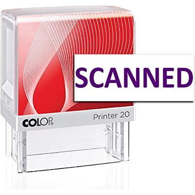 Stampolo Scanned Colop P-20 Gepersonaliseerde rubberen stempel voor kantoorbenodigdheden, 14 x 38 mm Stampolo Scanned Colop P-20 Gepersonaliseerde rubberen stempel voor kantoorbenodigdheden, 14 x 38 mm