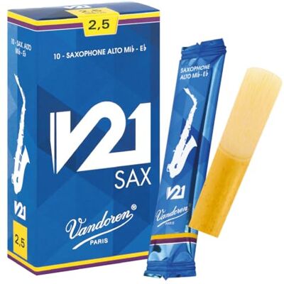 Vandoren riet voor altsaxofoon V21 Vermogen: 2 1/2 Vandoren riet voor altsaxofoon V21 Vermogen: 2 1/2