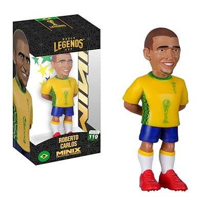MINIX Football Legends Wereldkampioenschap Legenden #119 Brazilië Roberto Carlos Verzamelfiguur 12 cm MINIX Football Legends Wereldkampioenschap Legenden #119 Brazilië Roberto Carlos Verzamelfiguur 12 cm