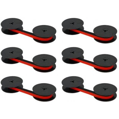 Printerfield GR1 6 spoelen dubbele tape voor Olympia schrijfmachine rood/zwart Printerfield GR1 6 spoelen dubbele tape voor Olympia schrijfmachine rood/zwart
