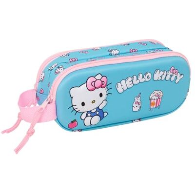 safta Hello Kitty 3D dubbele pennenetui voor kinderen, ideaal voor schoolkinderen, comfortabel en veelzijdig, kwaliteit en duurzaamheid, 21 x 6 x 8 cm safta Hello Kitty 3D dubbele pennenetui voor kinderen, ideaal voor schoolkinderen, comfortabel en veelzijdig, kwaliteit en duurzaamheid, 21 x 6 x 8 cm