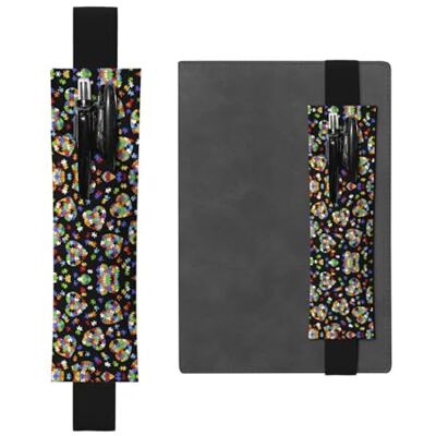 YzgWjBhd Porte-stylo à bande élastique réglable pour carnet de notes Jolies pièces de sensibilisation à l'autisme Porte-stylo en forme de cœur pour carnet, journal, pochette à stylos imprimée YzgWjBhd Porte-stylo à bande élastique réglable pour carnet de notes Jolies pièces de sensibilisation à l'autisme Porte-stylo en forme de cœur pour carnet, journal, pochette à stylos imprimée