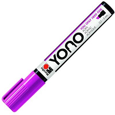 Marabu 12400102014 12400102014-YONO marker magenta 014 veelzijdig inzetbaar acryl met Japanse afgeschuinde punt, op waterbasis, lichtecht en waterdicht voor bijna alle ondergronden, 0,5-5 mm Marabu 12400102014 12400102014-YONO marker magenta 014 veelzijdig inzetbaar acryl met Japanse afgeschuinde punt, op waterbasis, lichtecht en waterdicht voor bijna alle ondergronden, 0,5-5 mm