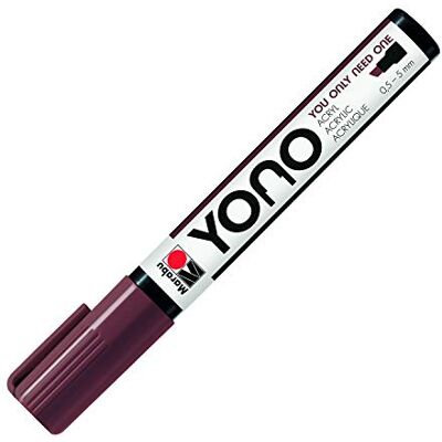 Marabu YONO 12400102285 Veelzijdige acrylmarker met Japanse beitelpunt 0,5-5 mm, op waterbasis, lichtecht en waterdicht voor bijna alle oppervlakken Marabu YONO 12400102285 Veelzijdige acrylmarker met Japanse beitelpunt 0,5-5 mm, op waterbasis, lichtecht en waterdicht voor bijna alle oppervlakken