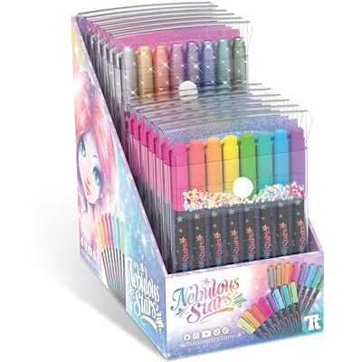 Nebulous Stars gelpen, 8 kleuren Nebulous Stars gelpen, 8 kleuren