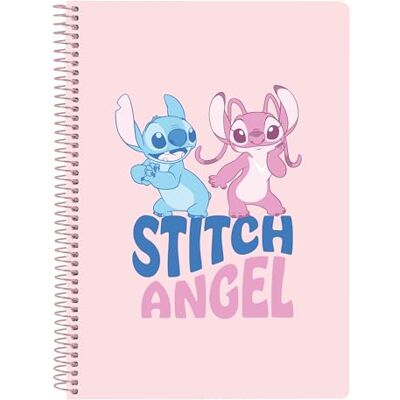 safta STITCH OHANA Notitieboek, 80 vellen, A5, hardcover, ideaal voor kinderen van verschillende leeftijden, comfortabel en veelzijdig, kwaliteit en stevigheid, 15,5 x 22 cm safta STITCH OHANA Notitieboek, 80 vellen, A5, hardcover, ideaal voor kinderen van verschillende leeftijden, comfortabel en veelzijdig, kwaliteit en stevigheid, 15,5 x 22 cm