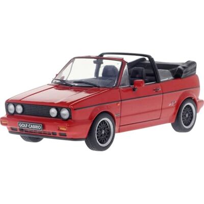 Solido 1:43 Volkswagen Golf MKI Convertible SPORTLINE Red 1992 Solido 1:43 Volkswagen Golf MKI Convertible SPORTLINE Red 1992