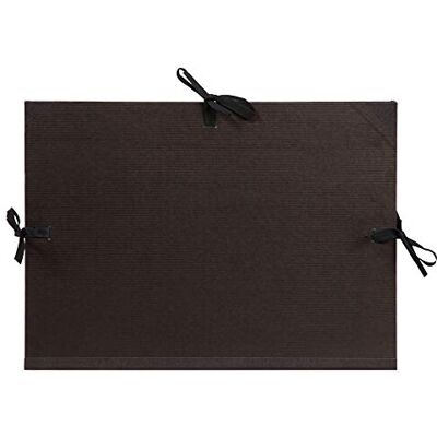 Clairefontaine 38015C kraft tekenmap (met banden, binnenkleppen, rug 30 mm, DIN A3+ binnenkant: 29,7 x 42 cm, buiten: 32 x 45 cm, ideaal voor het opbergen van uw werkjes) zwart Clairefontaine 38015C kraft tekenmap (met banden, binnenkleppen, rug 30 mm, DIN A3+ binnenkant: 29,7 x 42 cm, buiten: 32 x 45 cm, ideaal voor het opbergen van uw werkjes) zwart