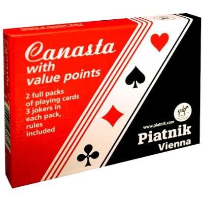 Piatnik Canasta met beoordelingsblok Piatnik Canasta met beoordelingsblok